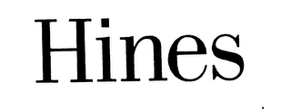 HINES logo