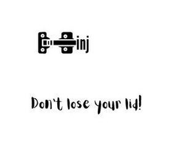 HINJ DON'T LOSE YOUR LID! logo