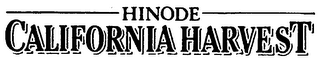 HINODE CALIFORNIA HARVEST logo