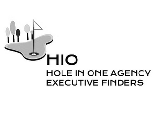 HIO HOLE IN ONE AGENCY EXECUTIVE FINDERS logo