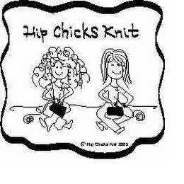 HIP CHICKS KNIT logo