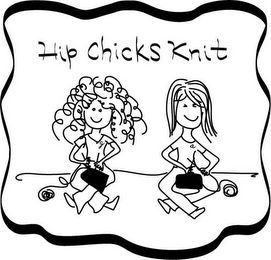 HIP CHICKS KNIT logo