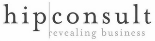 HIP CONSULT REVEALING BUSINESS logo