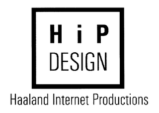 HIP DESIGN HAALAND INTERNET PRODUCTIONS logo