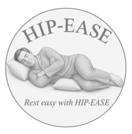 HIP-EASE REST EASY WITH HIP-EASE logo