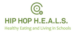 HIP HOP H.E.A.L.S. HEALTHY EATING AND LIVING IN SCHOOLS logo