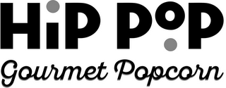 HIP POP GOURMET POPCORN logo