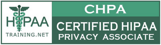 HIPAA TRAINING.NET CHPA CERTIFIED HIPAA PRIVACY ASSOCIATE logo