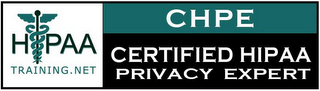 HIPAA TRAINING.NET CHPE CERTIFIED HIPAA PRIVACY EXPERT logo