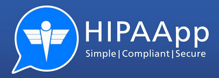 HIPAAPP SIMPLE | COMPLIANT | SECURE logo