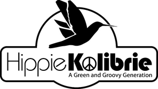 HIPPIE KOLIBRIE A GREEN AND GROOVY GENERATION logo