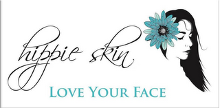HIPPIE SKIN LOVE YOUR FACE logo