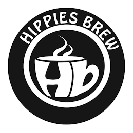 HIPPIES BREW HB logo