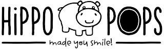HIPPOPOPS MADE YOU SMILE! logo