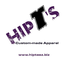 HIPT'S CUSTOM-MADE APPAREL WWW.HIPTEEZ.BIZ logo