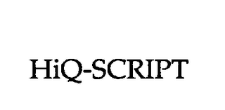 HIQ-SCRIPT logo