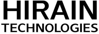 HIRAIN TECHNOLOGIES logo