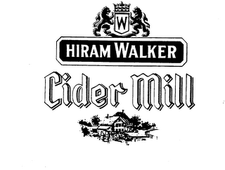 HIRAM WALKER CIDER MILL W logo