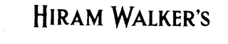 HIRAM WALKER'S logo