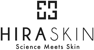 HIRASKIN SCIENCE MEETS SKIN logo