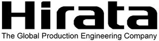 HIRATA THE GLOBAL PRODUCTION ENGINEERING COMPANY logo
