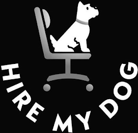 HIRE MY DOG logo