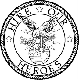 *HIRE * OUR * HEROES logo