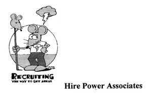 HIRE POWER ASSOCIATES RECRUITING THE WAY TO GET AHEAD logo