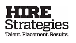 HIRE STRATEGIES TALENT. PLACEMENT. RESULTS. logo