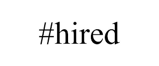 #HIRED logo