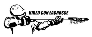 HIRED GUN LACROSSE HG logo