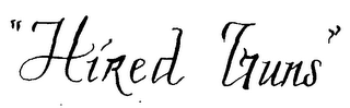 "HIRED GUNS" logo
