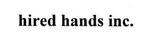 HIRED HANDS INC. logo