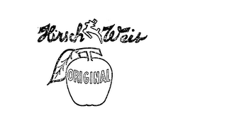 HIRSCH WEIS ORIGINAL logo