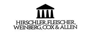 HIRSCHLER, FLEISCHER, WEINBERG, COX & ALLEN logo