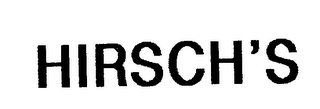 HIRSCH'S logo
