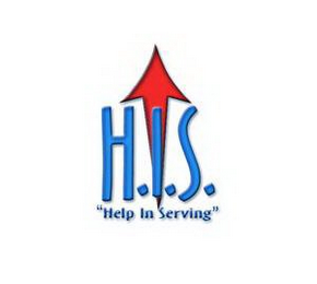 H.I.S. "HELP IN SERVING" logo