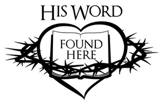 HIS WORD FOUND HERE logo