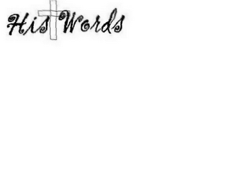 HIS WORDS logo