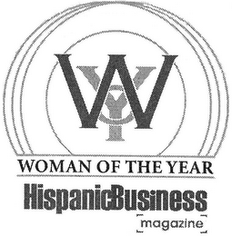 HISPANIC BUSINESS MAGAZINE WOY WOMAN OF THE YEAR logo