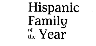 HISPANIC FAMILY OF THE YEAR logo