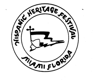 HISPANIC HERITAGE FESTIVAL MIAMI FLORIDA logo