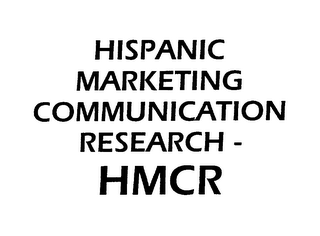 HISPANIC MARKETING COMMUNICATION RESEARCH - HMCR logo