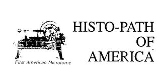 HISTO-PATCH OF AMERICA FIRST AMERICAN MICROTOME. logo