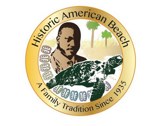 HISTORIC AMERICAN BEACH A FAMILY TRADITION SINCE 1935 logo