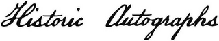 HISTORIC AUTOGRAPHS logo