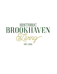 HISTORIC BROOKHAVEN LIVING EST. 2020 logo