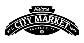 HISTORIC EST. CITY MARKET 1857 KANSAS CITY logo