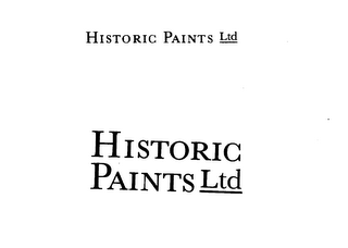 HISTORIC PAINTS LTD logo