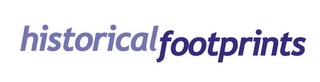 HISTORICAL FOOTPRINTS logo